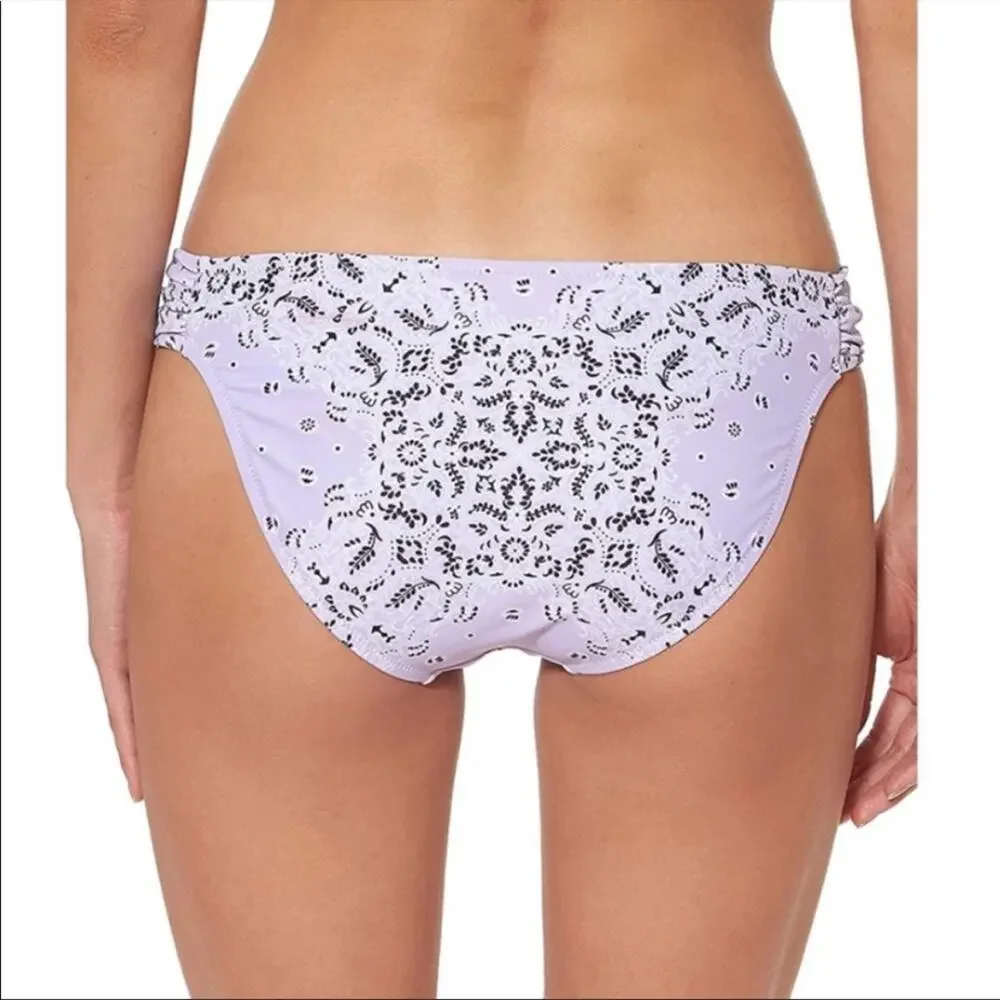 Jessica Simpson LAVENDER Side Shirred Swim Bottom